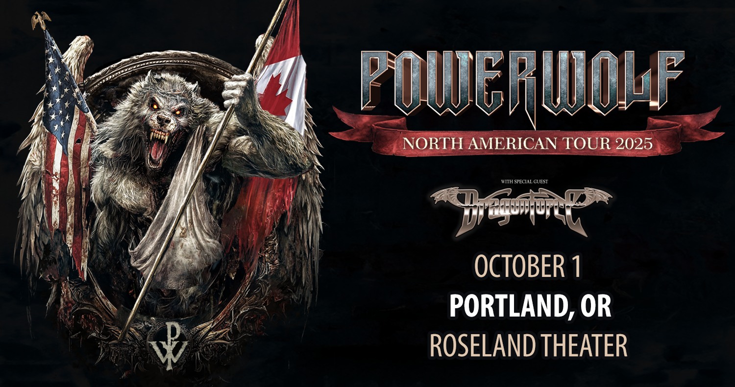 Powerwolf North American Tour 2025 - Roseland Theater - Portland, OR