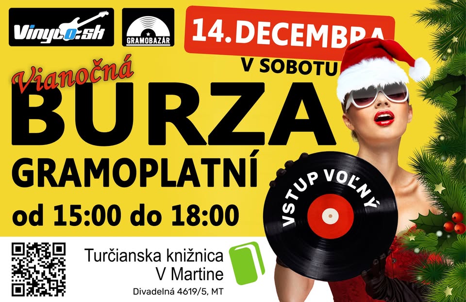 Vianočná Burza LP platní v Martine