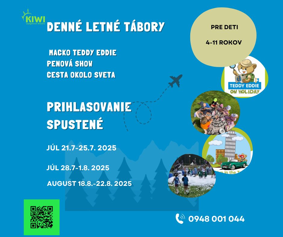 Licencované denné letné tábory pre deti
