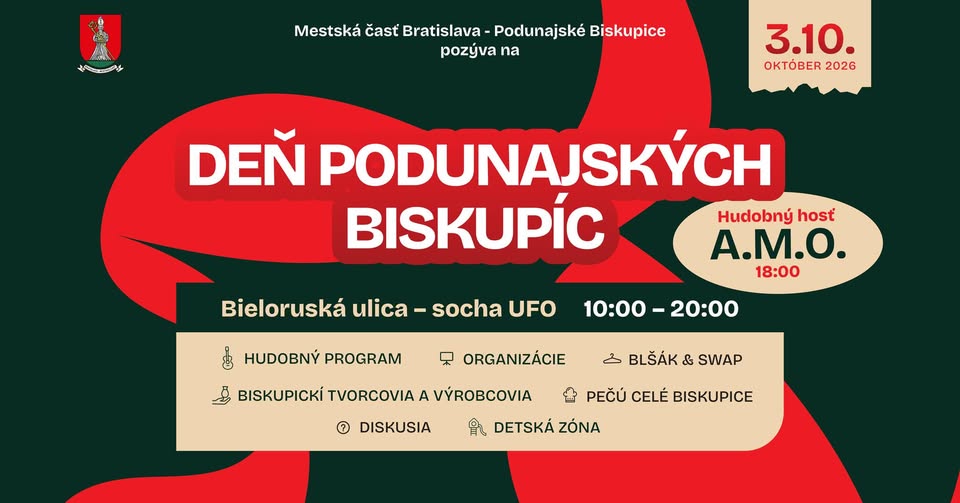 Deň Podunajských Biskupíc 2026 s kapelou A.M.O.