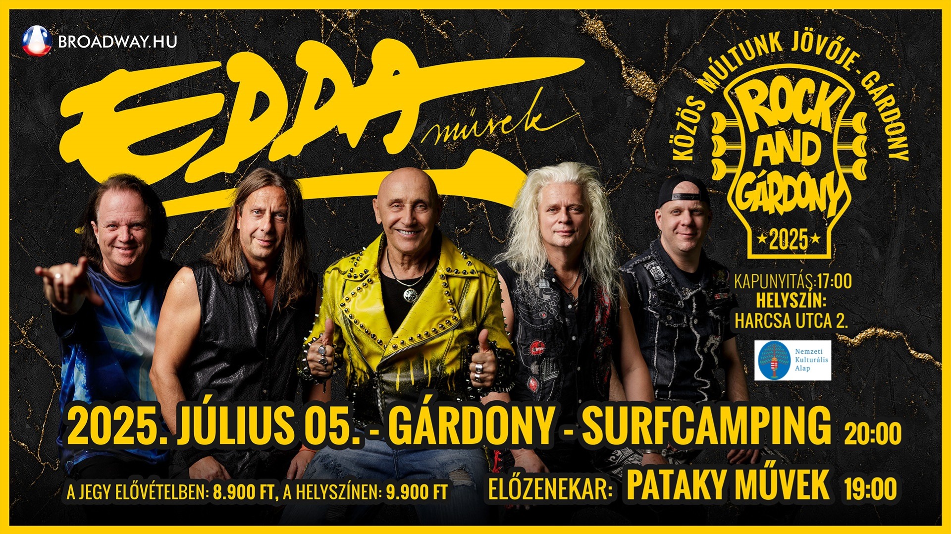 EDDA MŰVEK KONCERT // GÁRDONY 2025.