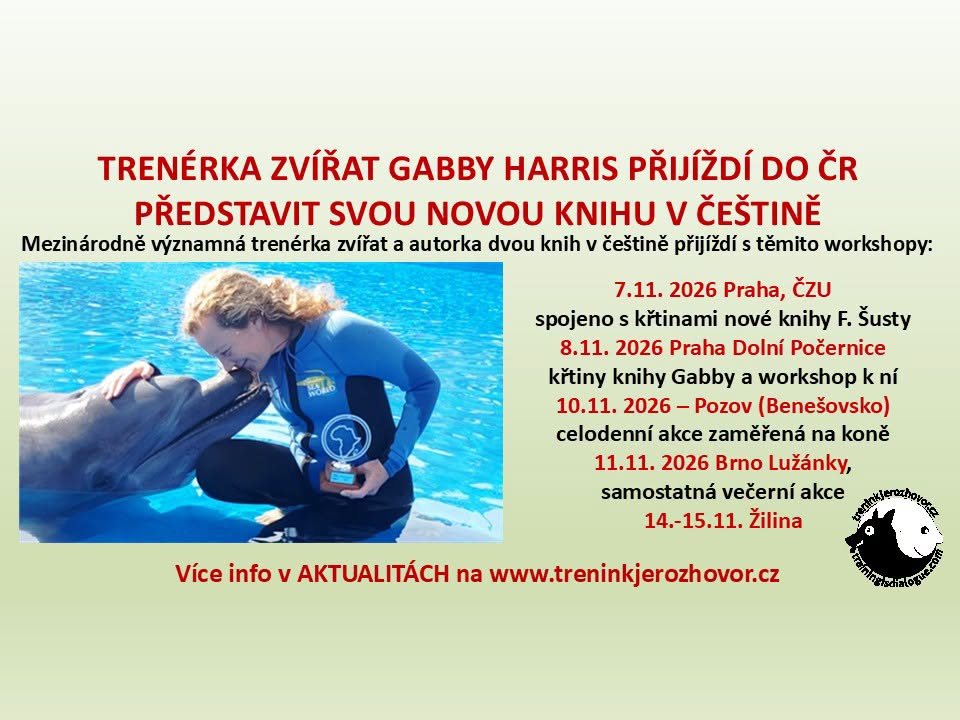 GABBY HARRIS PŘIJÍŽDÍ DO ČR PŘEDSTAVIT SVOU NOVOU KNIHU