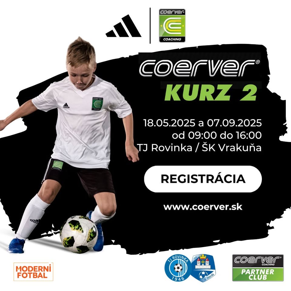 Coerver® Kurz 2 (ŠK Vrakuňa / 07.09.2025 - 2. deň)