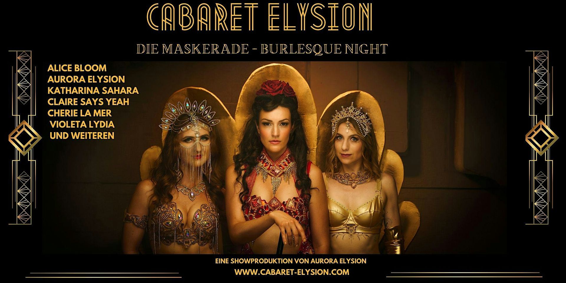 Cabaret Elysion - Die Maskerade-Burlesque Night
