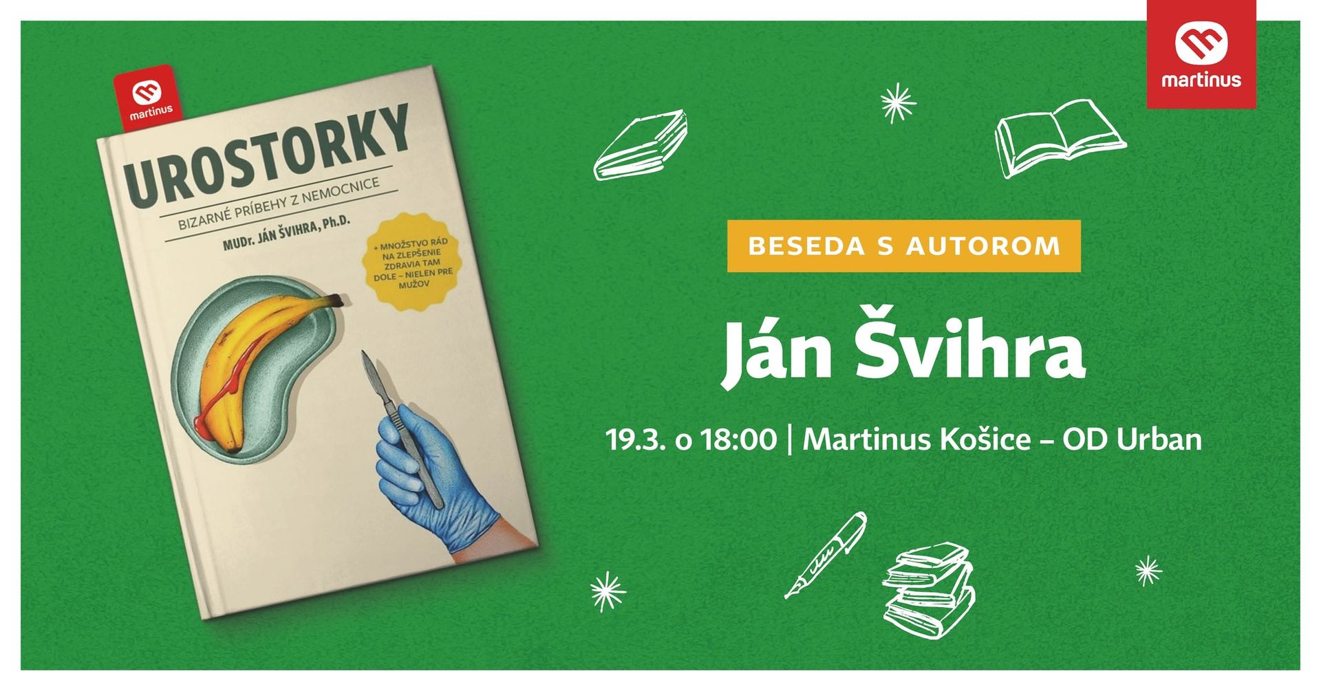 Knižná beseda s Jánom Švihrom