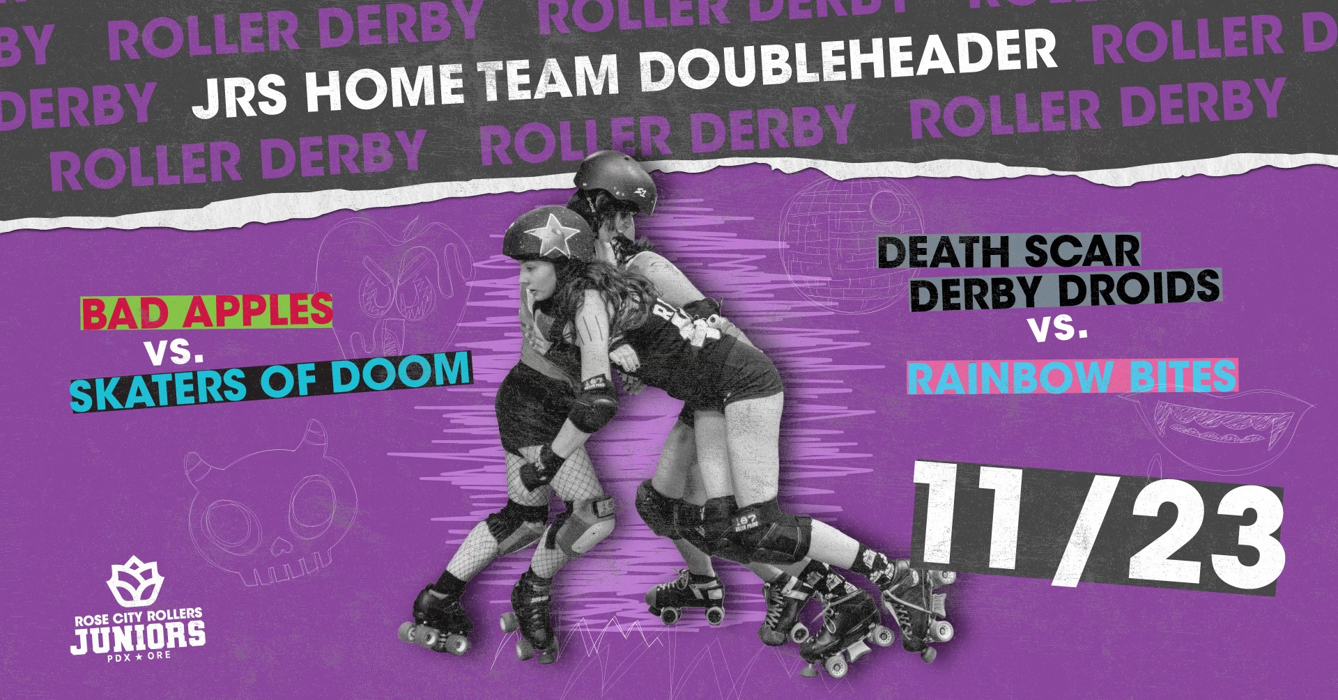 Juniors Roller Derby Doubleheader!