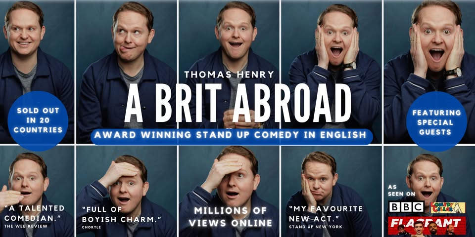Thomas Henry "A Brit Abroad" - Stand Up Comedy in English - Copenhagen