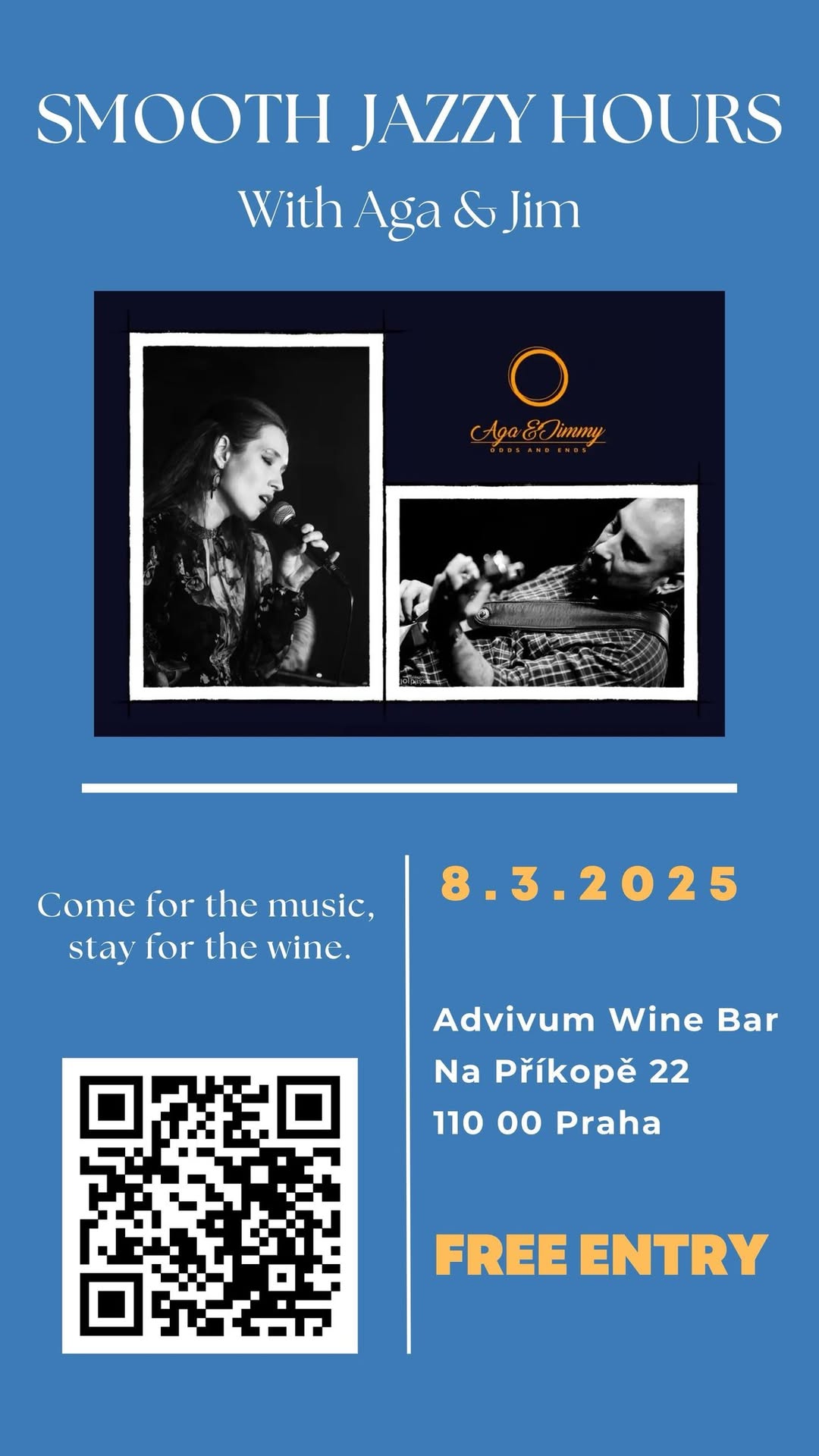 SMOOTH JAZZY HOUR With Aga & Jim - FREE ENTRY