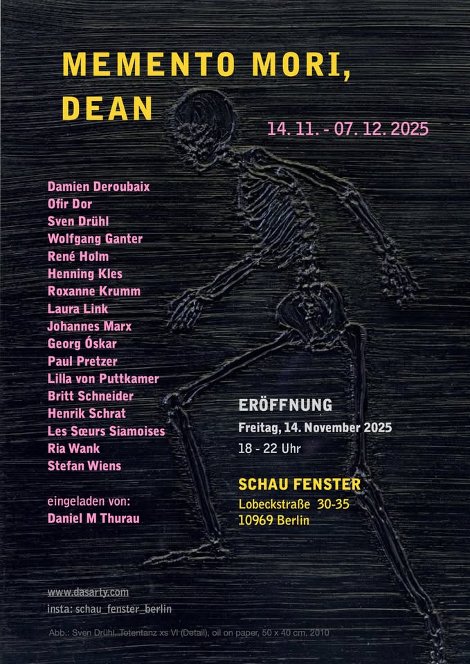 Vernissage: Memento Mori, Dean