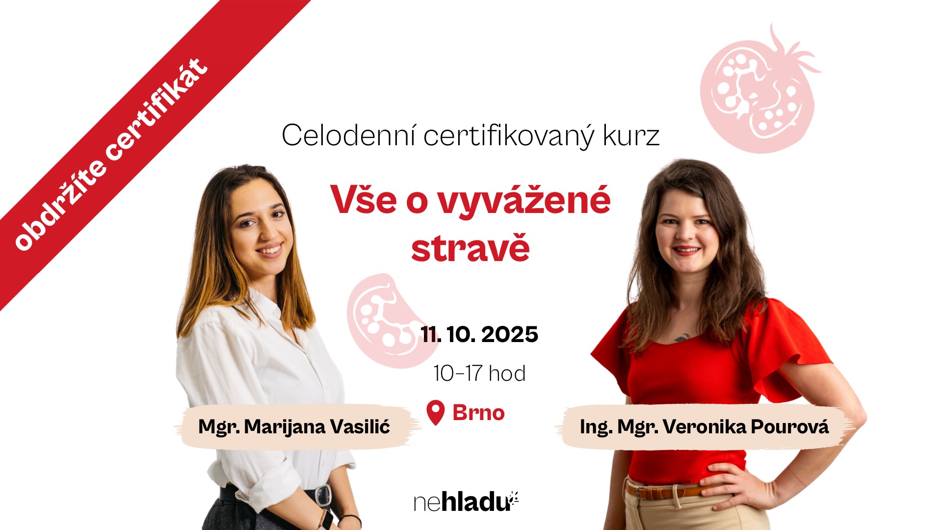 Celodenní certifikovaný kurz: Vše o vyvážené stravě (Brno)