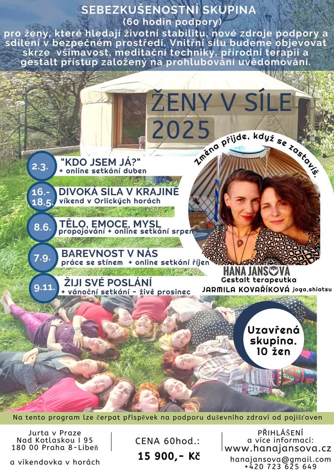 Sebezkušenostní skupina - Ženy v síle