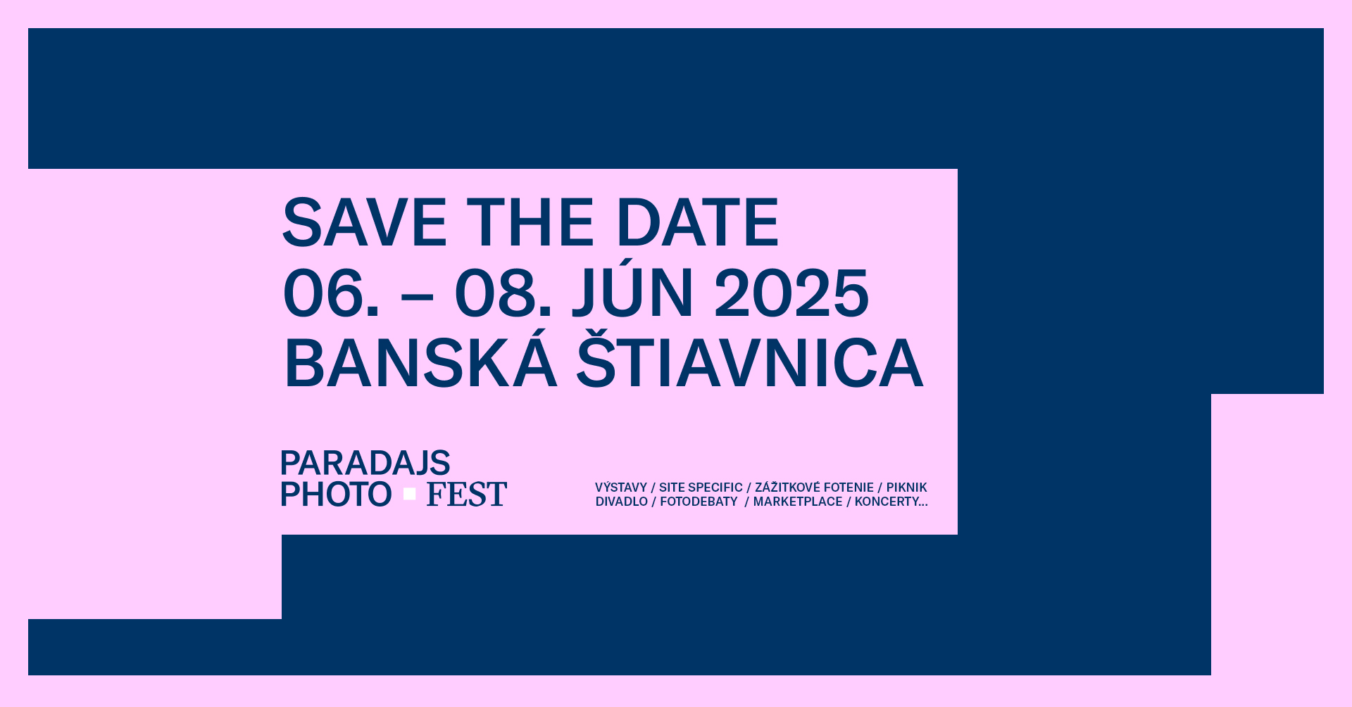 PARADAJS PHOTO FEST 2025 — Banská Štiavnica