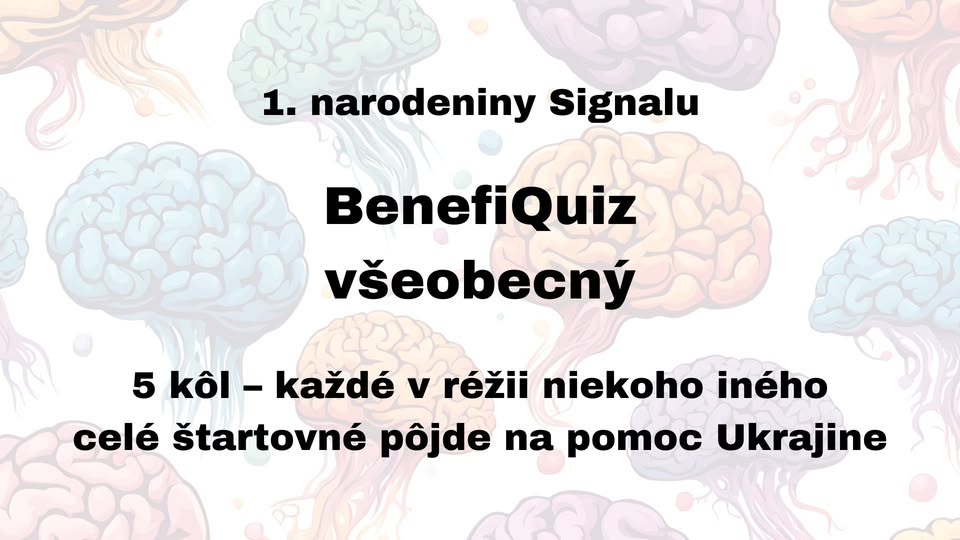 1. narodeniny Signalu – BenefiQuiz