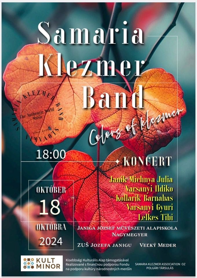 Samaria Klezmer Band koncert Colors of klezmer