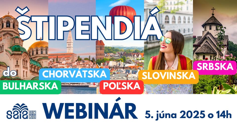 Štipendiá do Bulharska, Chorvátska, Poľska, Slovinska a Srbska