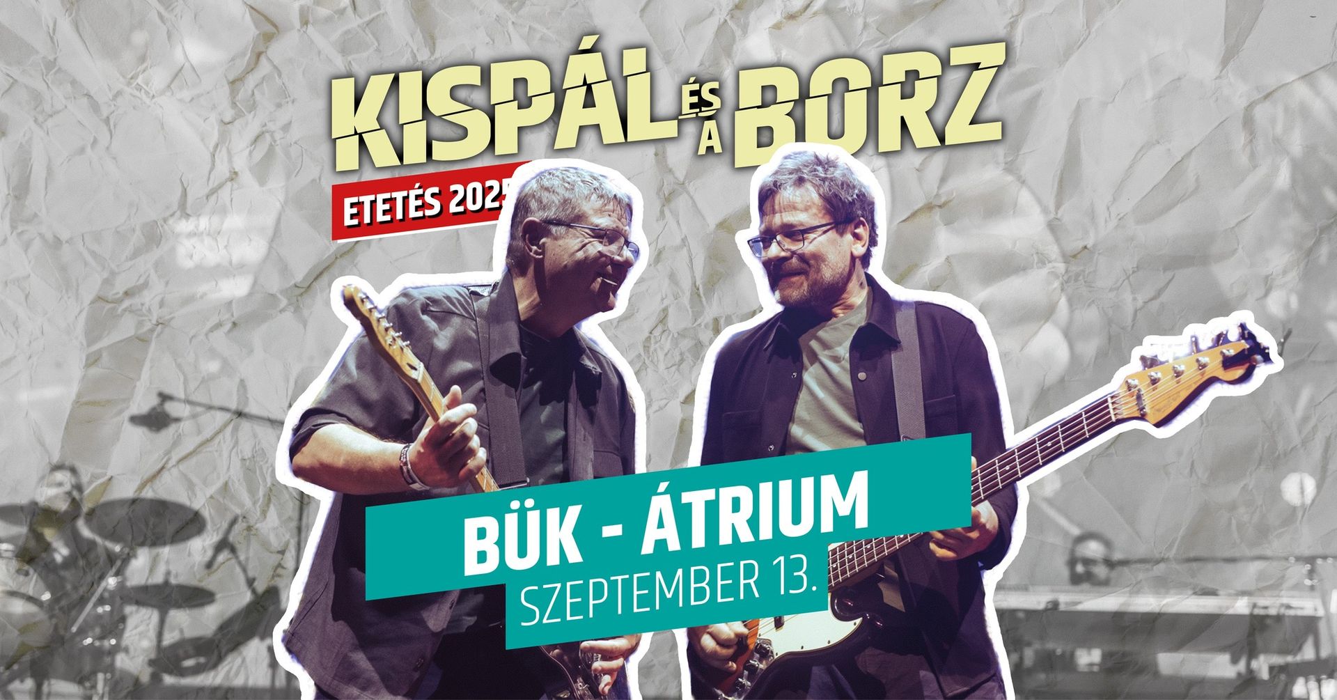 KISPÁL ÉS A BORZ: Etetés 2025 // BÜK - Átrium // 09.13.