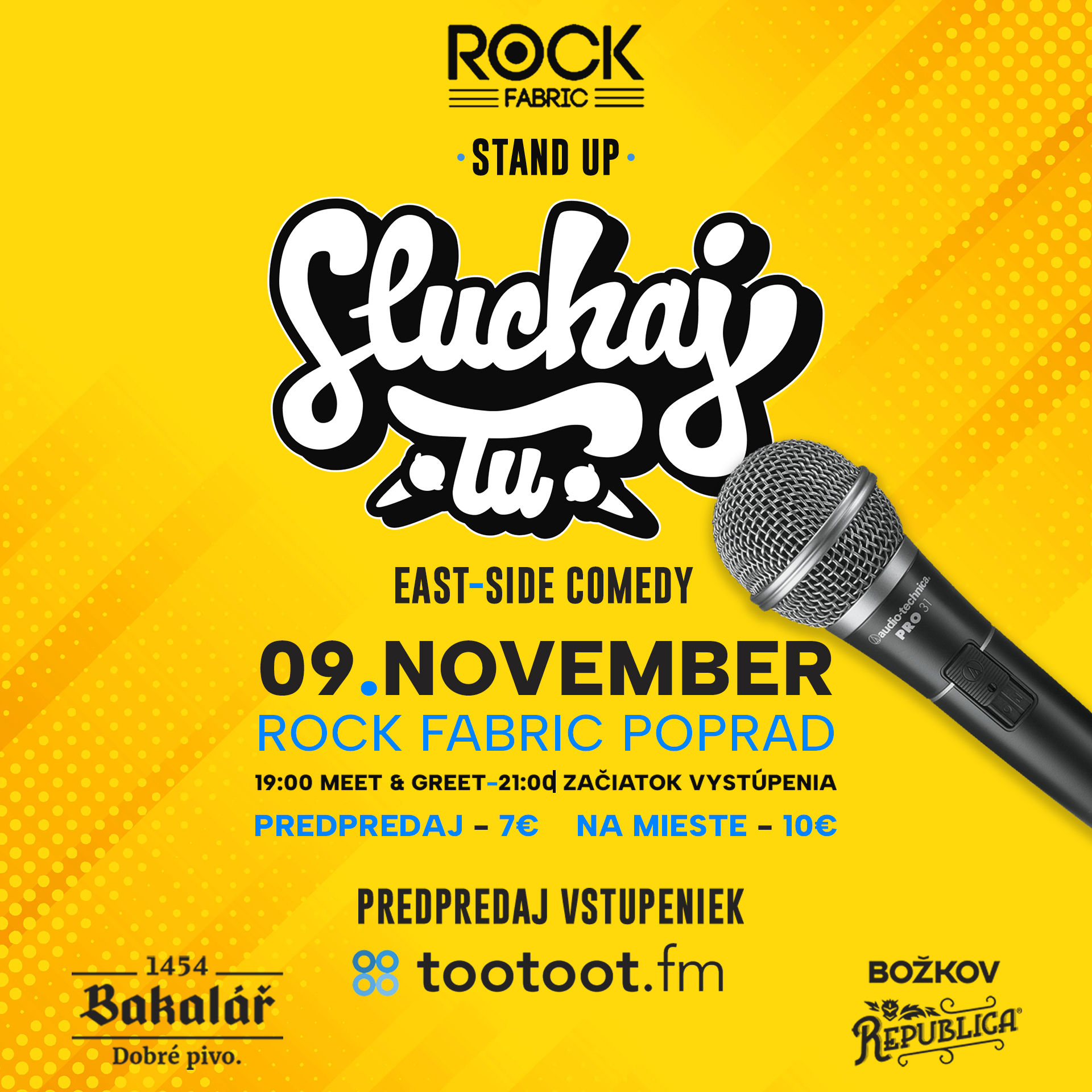 Sluchaj Tu | Poprad | Rock Fabrik