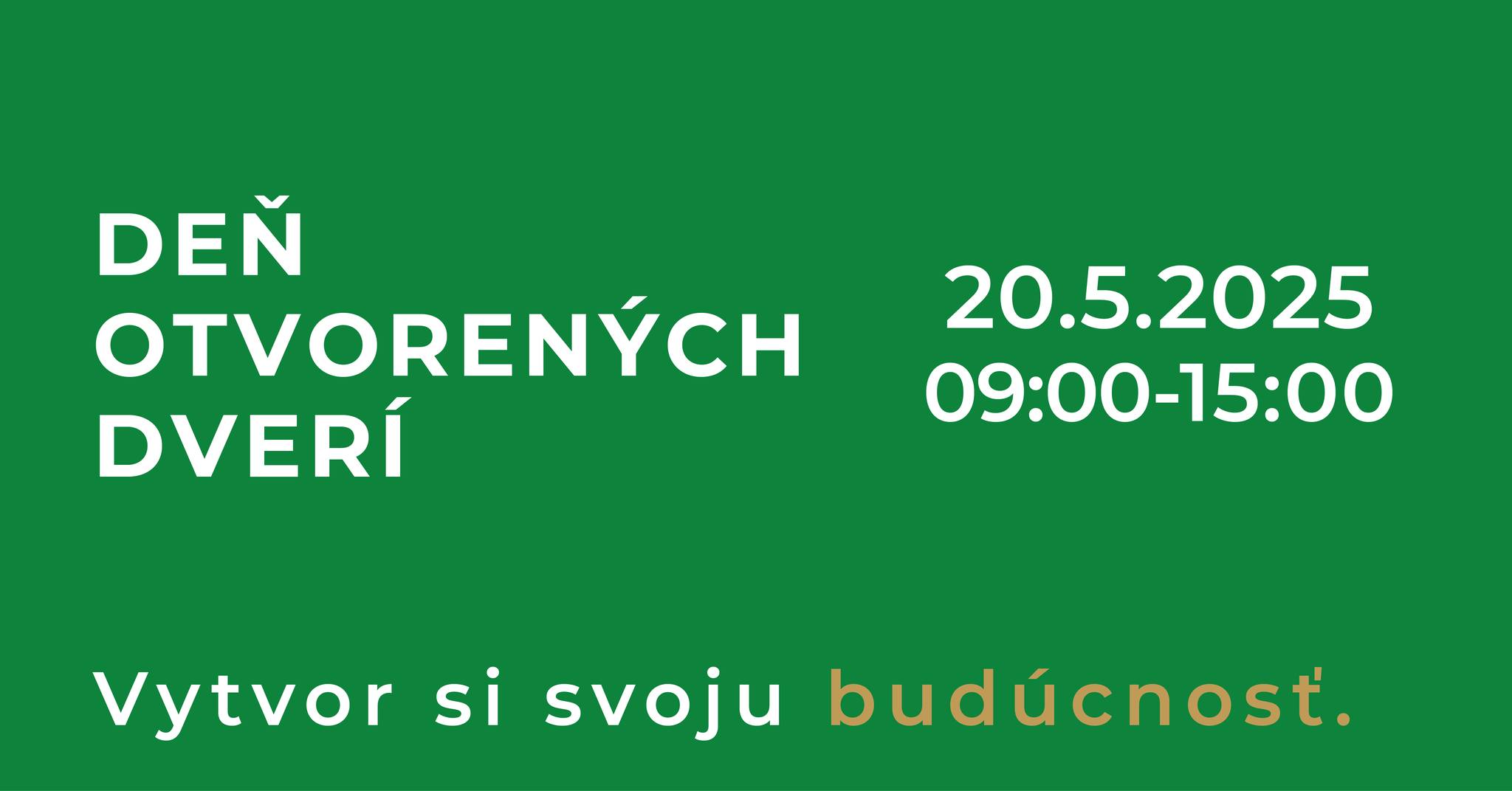 DEŇ OTVORENÝCH DVERÍ