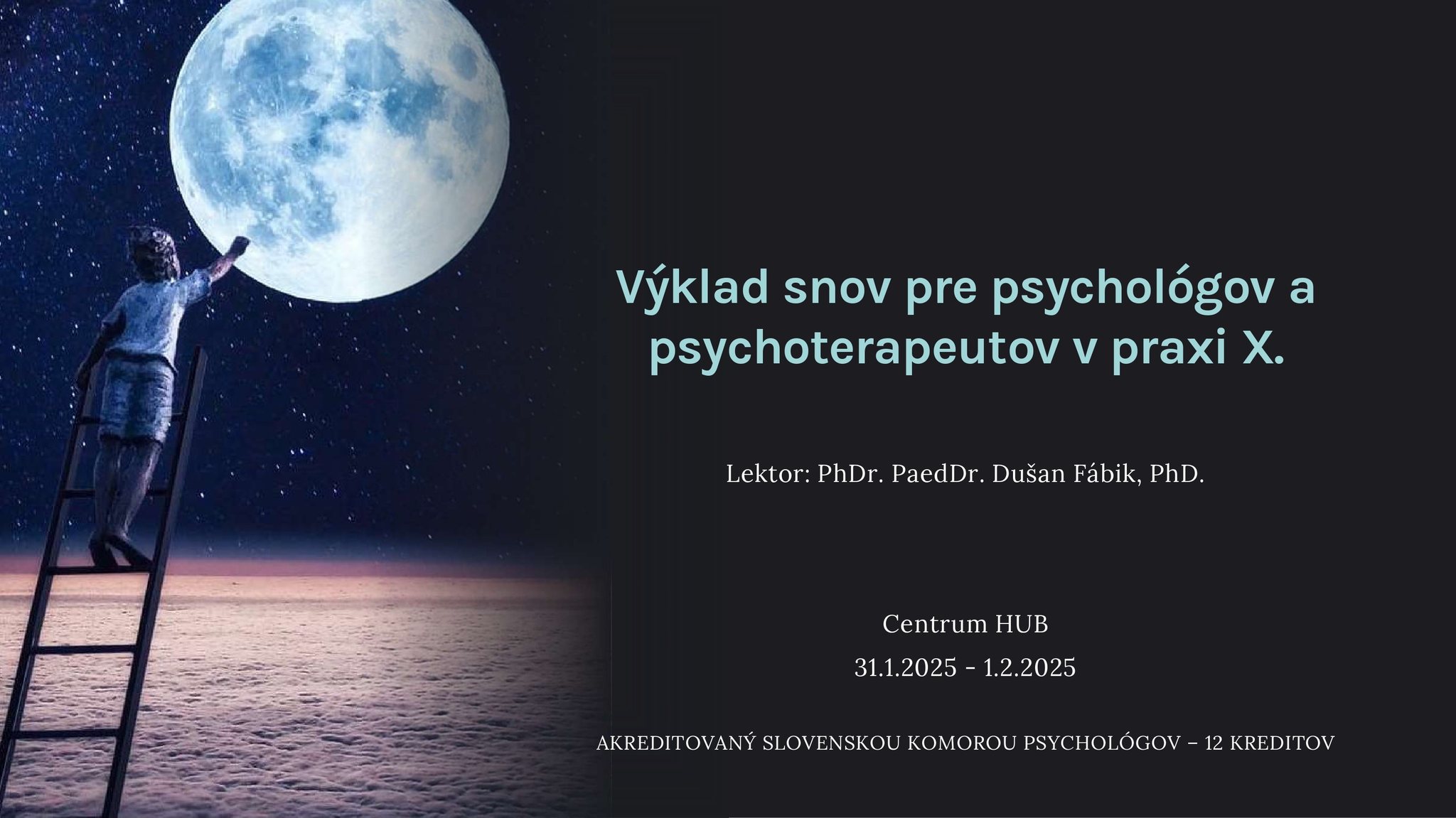 Akreditované vzdelávanie - Výklad snov pre psychológov a psychoterapeutov v praxi
