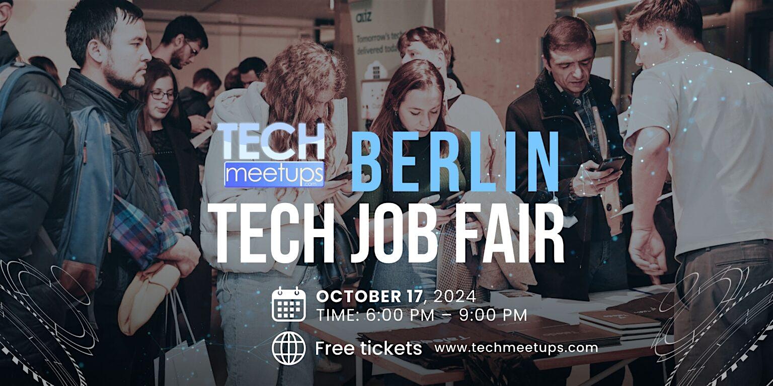 BERLIN TECH JOB FAIR AUTUMN 2024