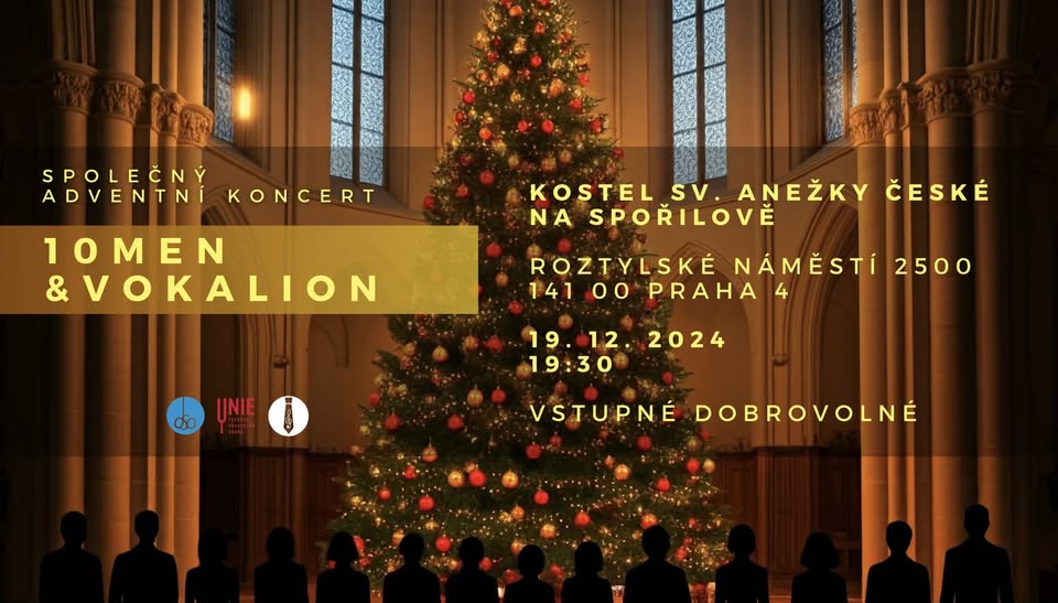 Společný adventní koncert: 10men & Vokalion