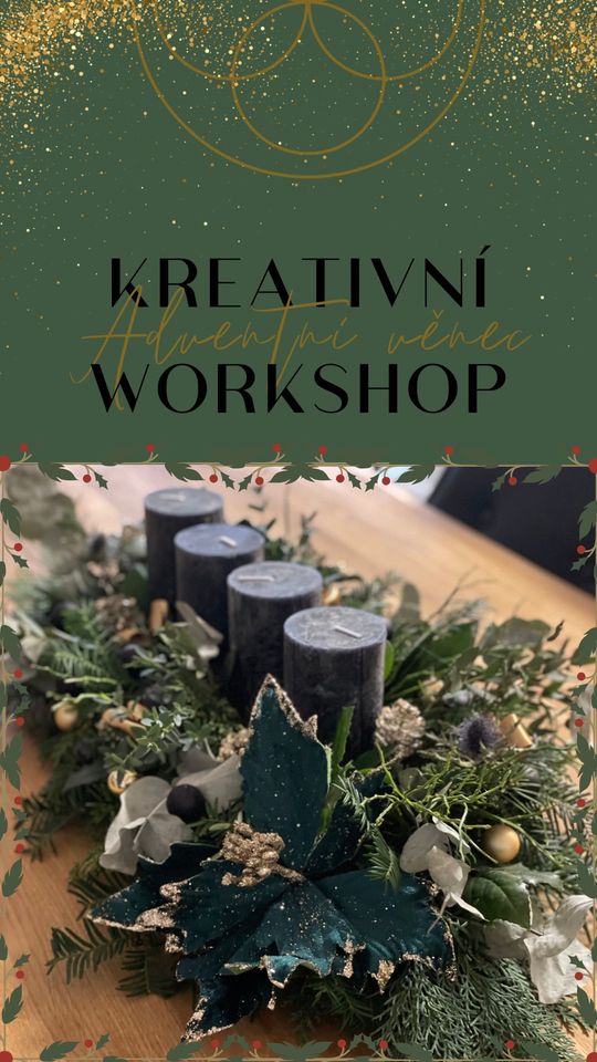 KREATIVNÍ WORKSHOP - ADVENTNÍ VĚNEC