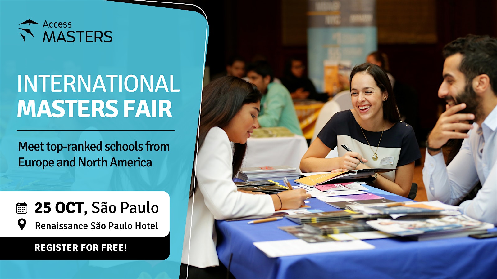FIND YOUR MASTER'S DEGREE IN SÃO PAULO ON 25 OCT WITH ACCESS MASTERS