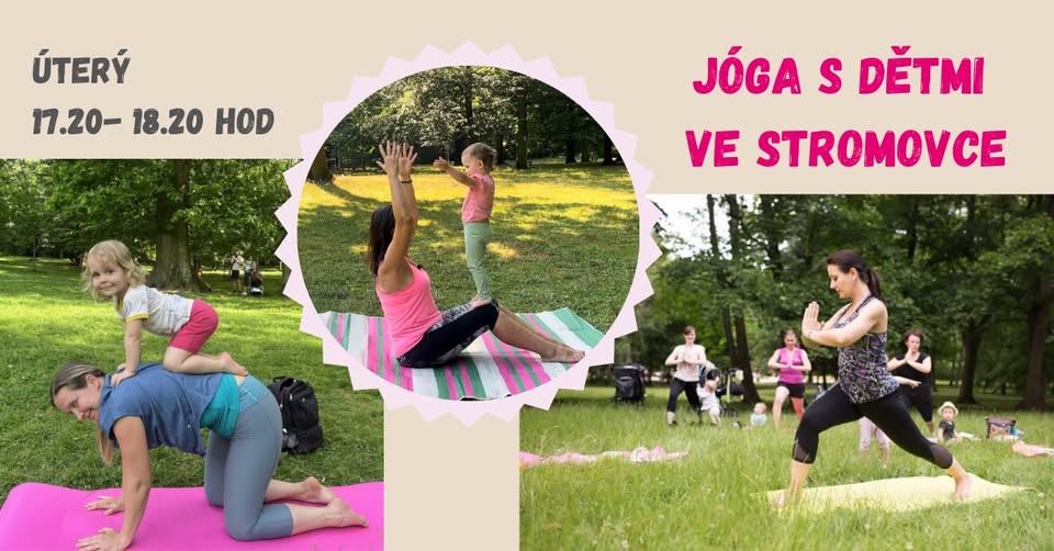 Jóga s dětmi ve Stromovce 🌸