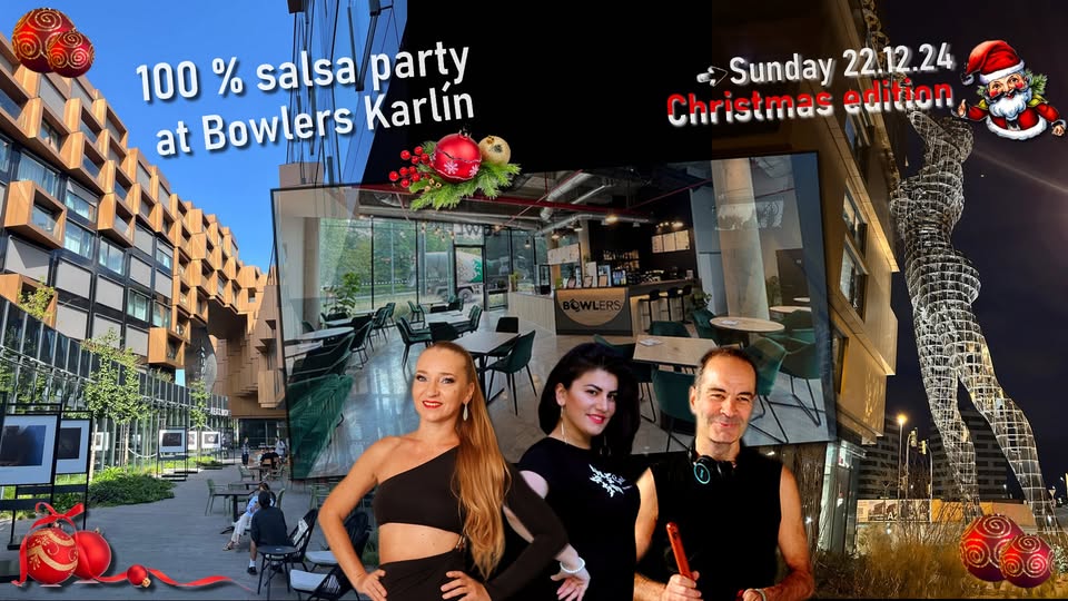 100% Salsa party at Bowlers Karlín - Christmas edition 🎅