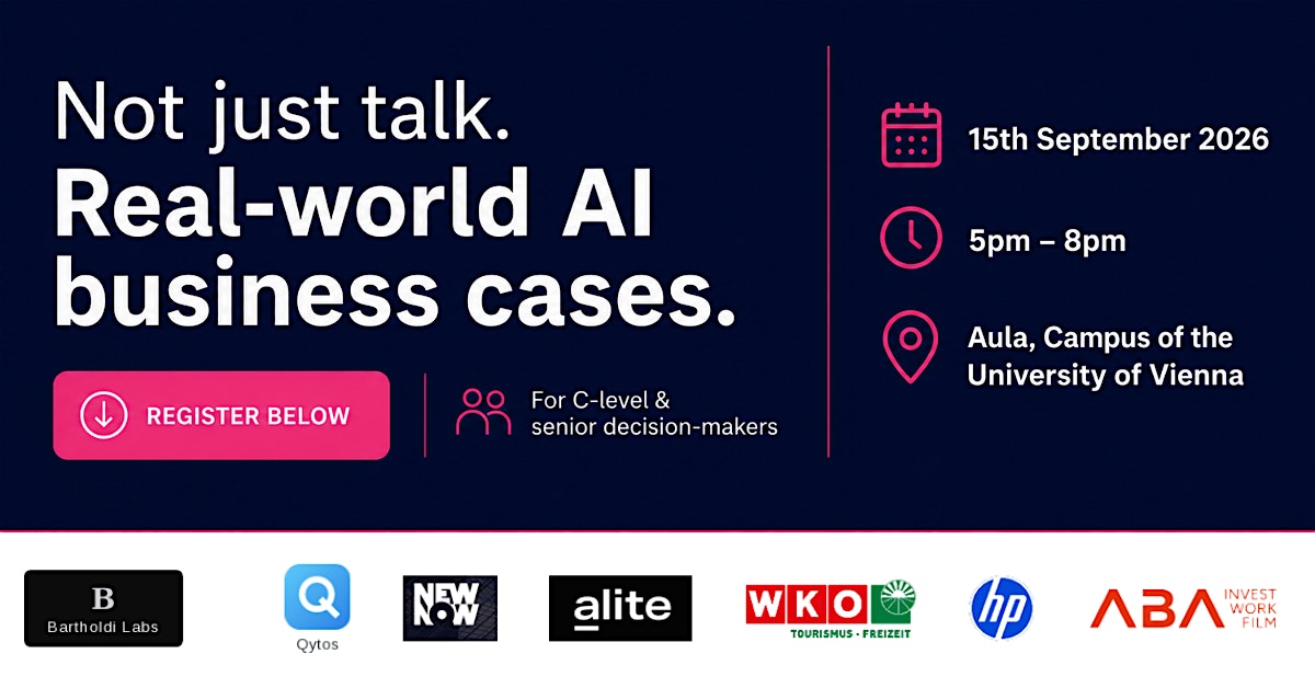 Real-world AI business cases | Bartholdi Labs Vienna Kick-Off