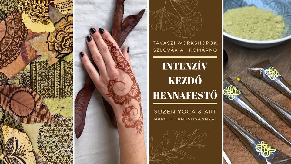 Intenzív Kezdő Hennafestő workshop ⚘ RévKomárom