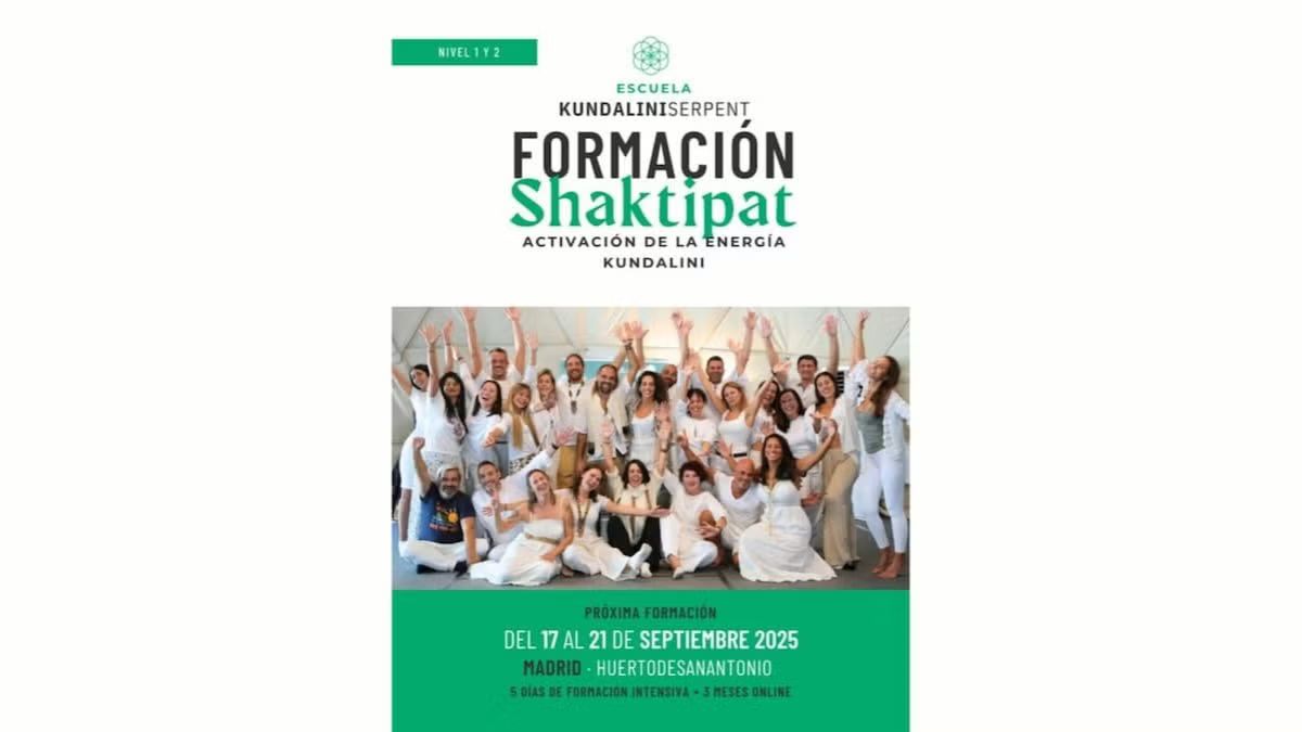 🌟 FORMACIÓN INTENSIVA – ACTIVACIÓN DE LA ENERGÍA KUNDALINI