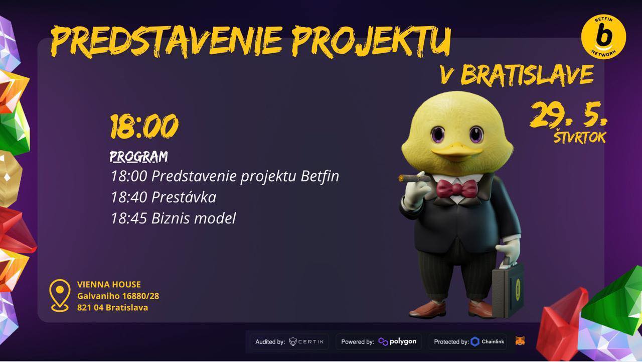 Prezentácia nového projektu Betfin