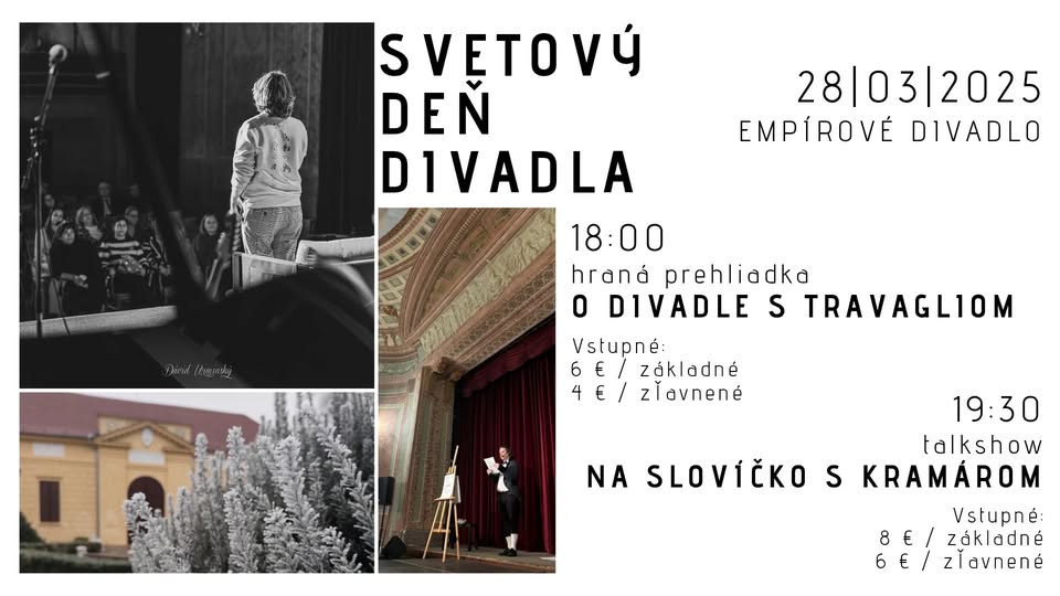 Svetový deň divadla / Empírové divadlo Hlohovec