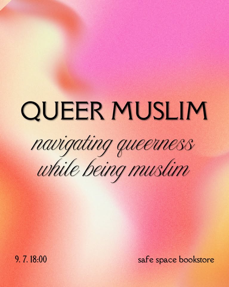 QUEER MUSLIM: Navigating queerness while being muslim - workshop with Ziad Walid (Egypt)