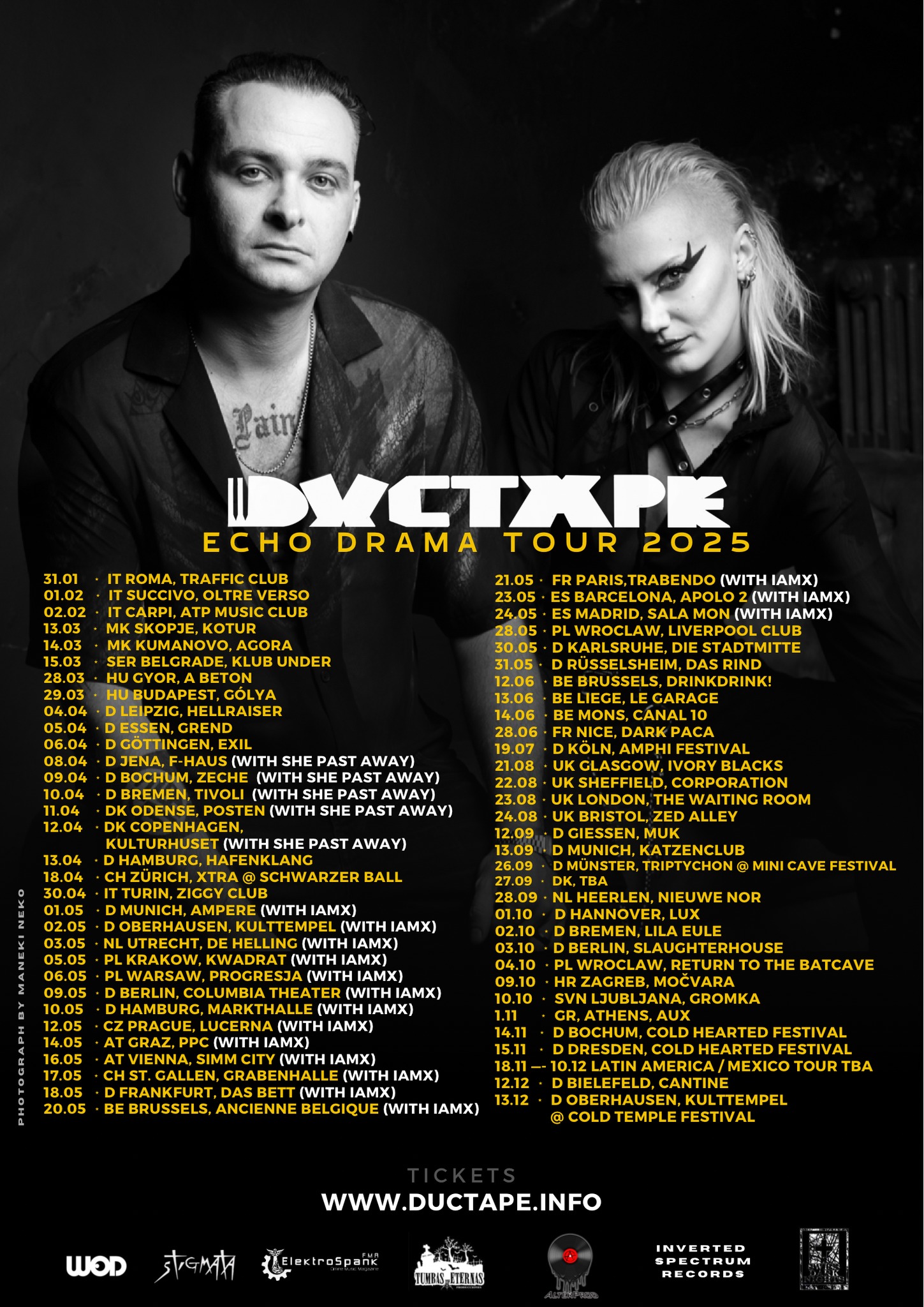 Ductape (Post-Punk Tu) + William Bleak (Post-Punk DE)