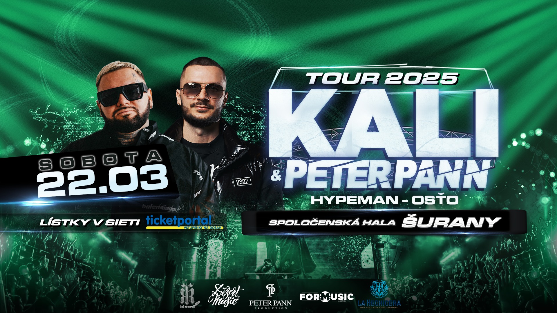 KALI A PETER PANN TOUR 2025 - Spoločenská Hala Šurany