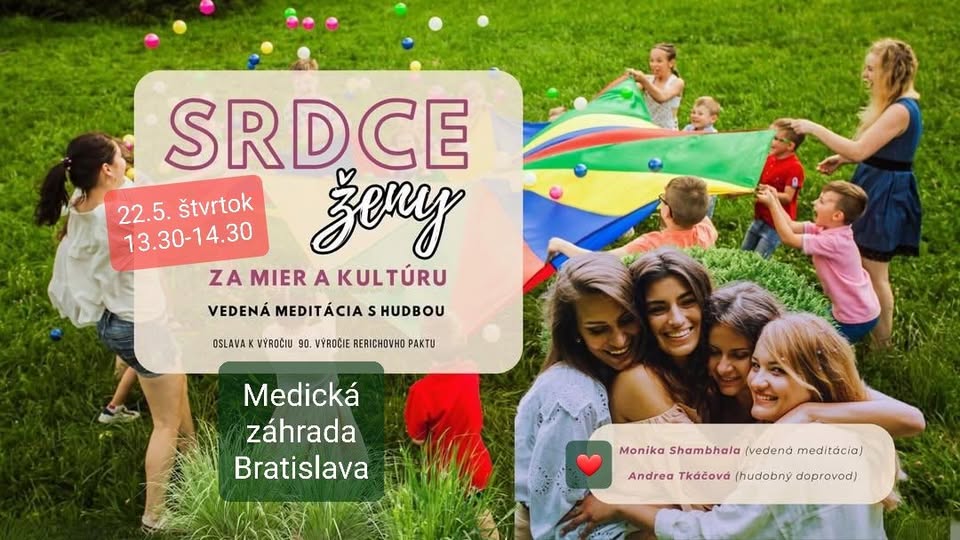 Srdce ženy - za mier a kultúru (vedená meditácia s liečivou hudbou)