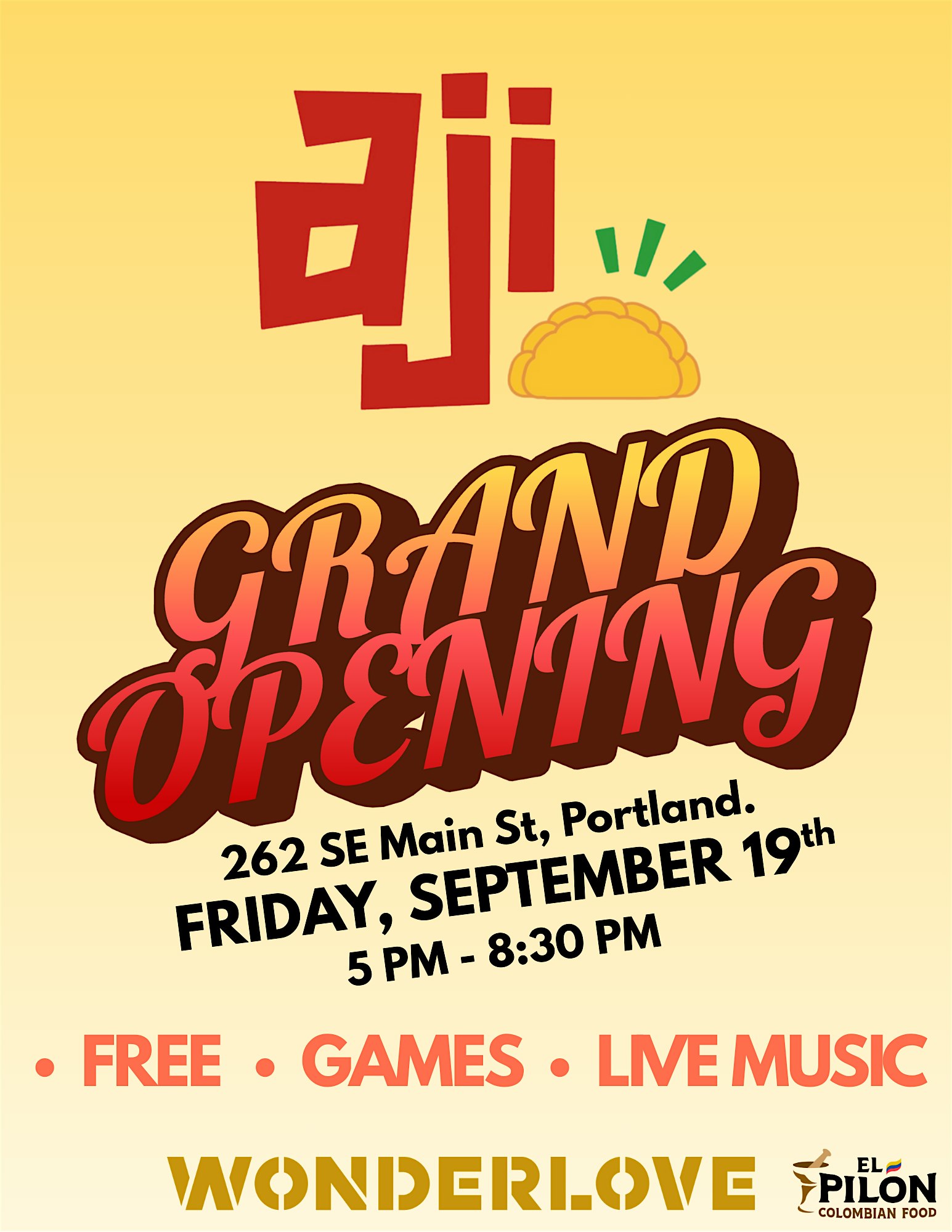 AJI GRAND OPENING