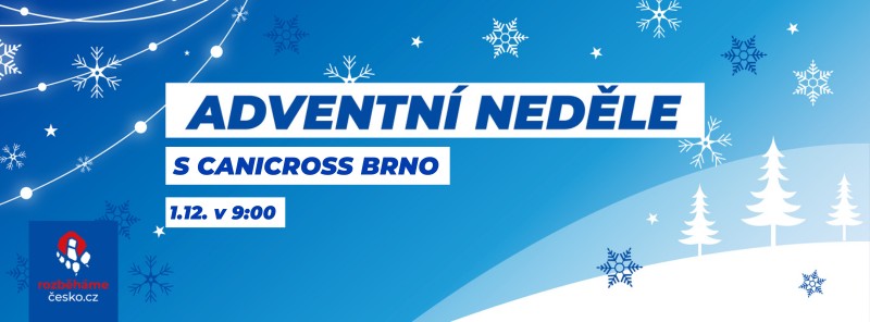 1. Adventní neděle s Canicross Brno