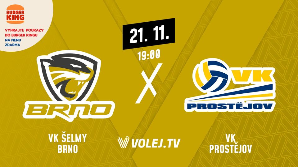 10. kolo volejbalové extraligy: Šelmy - Prostějov