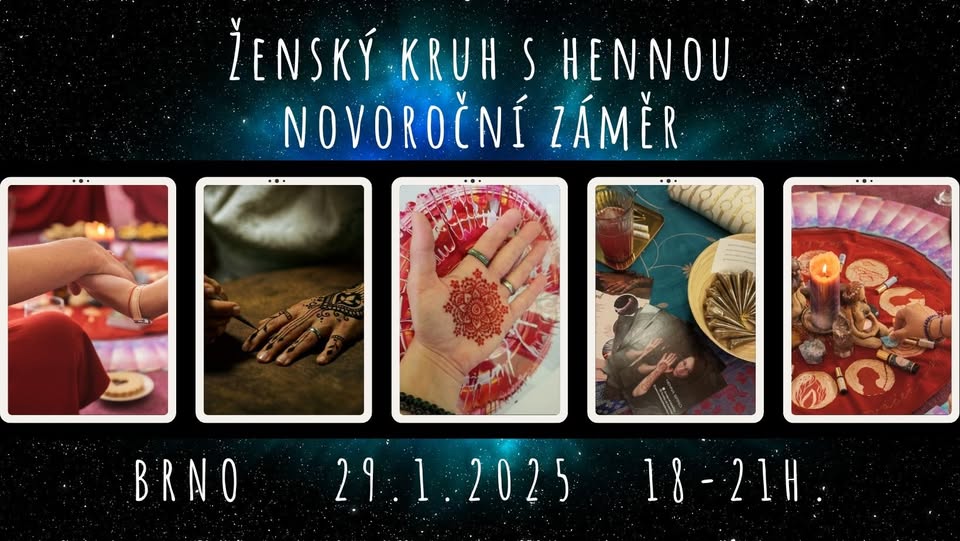 Ženský kruh s hennou – novoroční záměr