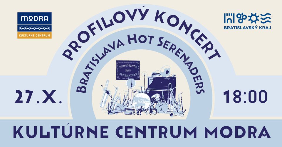 Bratislava Hot Serenaders - profilový koncert v Modre | 27. október