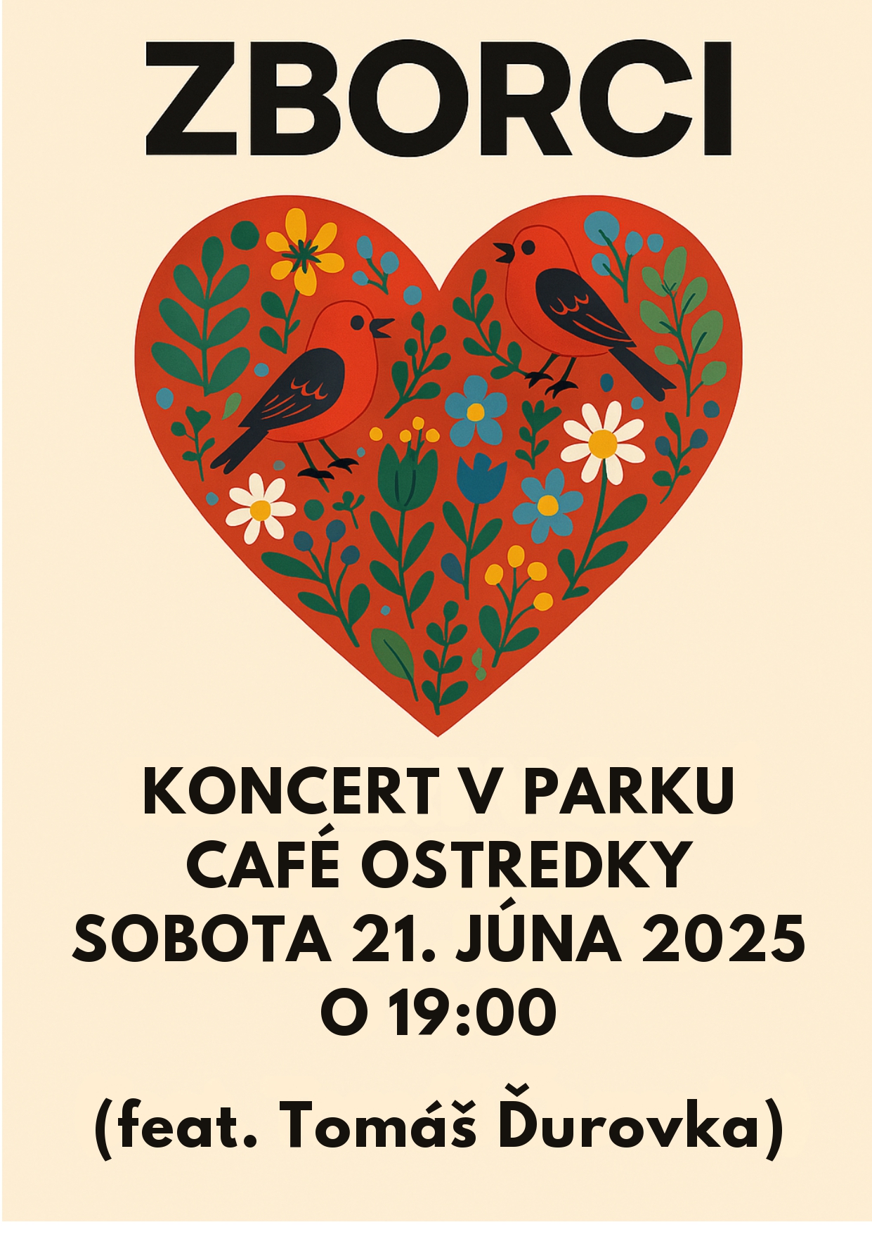Koncert v parku Ostredky