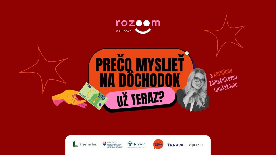 Prečo myslieť na dôchodok už teraz? 🔺 rozoom workshop