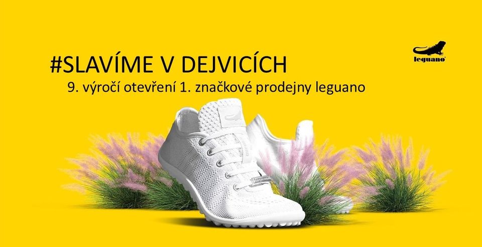 9 let značkové prodejny leguano v ČR