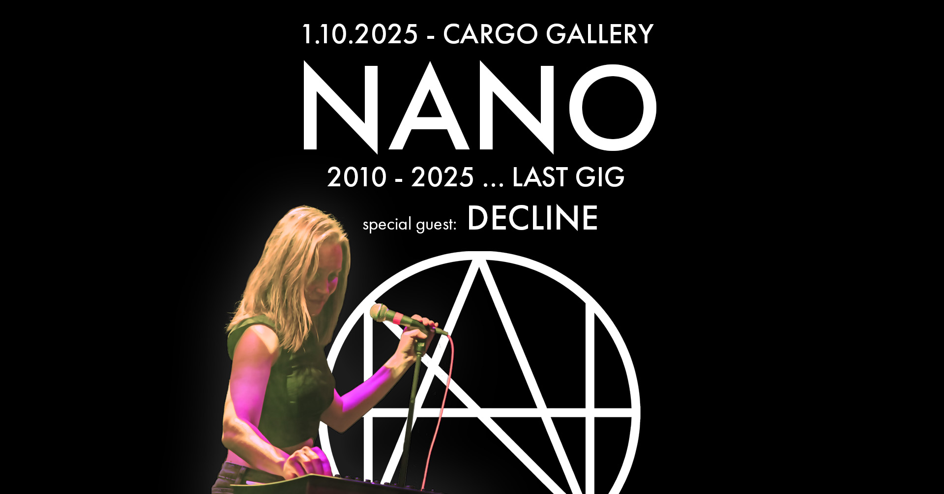 NANO @ Cargo Gallery - last gig / special guest: Decline