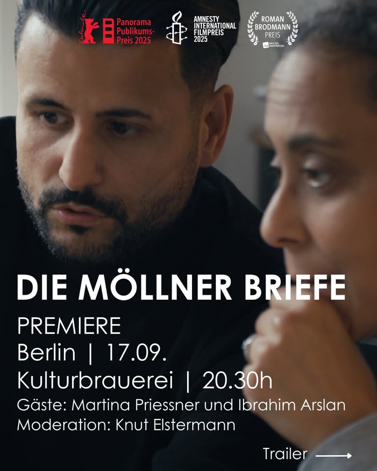 FILMPREMIERE: Dokumentarfilm "DIE MÖLLNER BRIEFE" mit Gästen