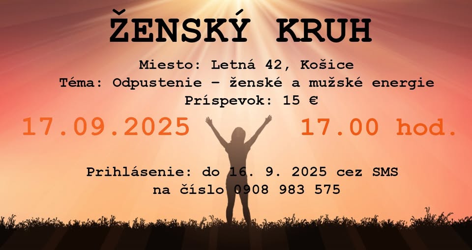 Ženský kruh - Odpustenie: mužské a ženské energie