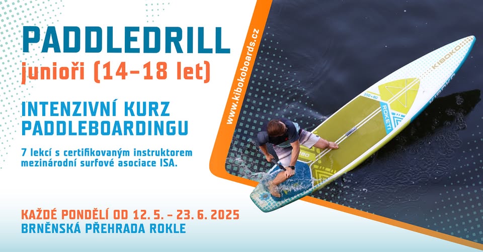 KIBOKO PADDLEDRILL junioři ( 14 - 18 let), pondělí